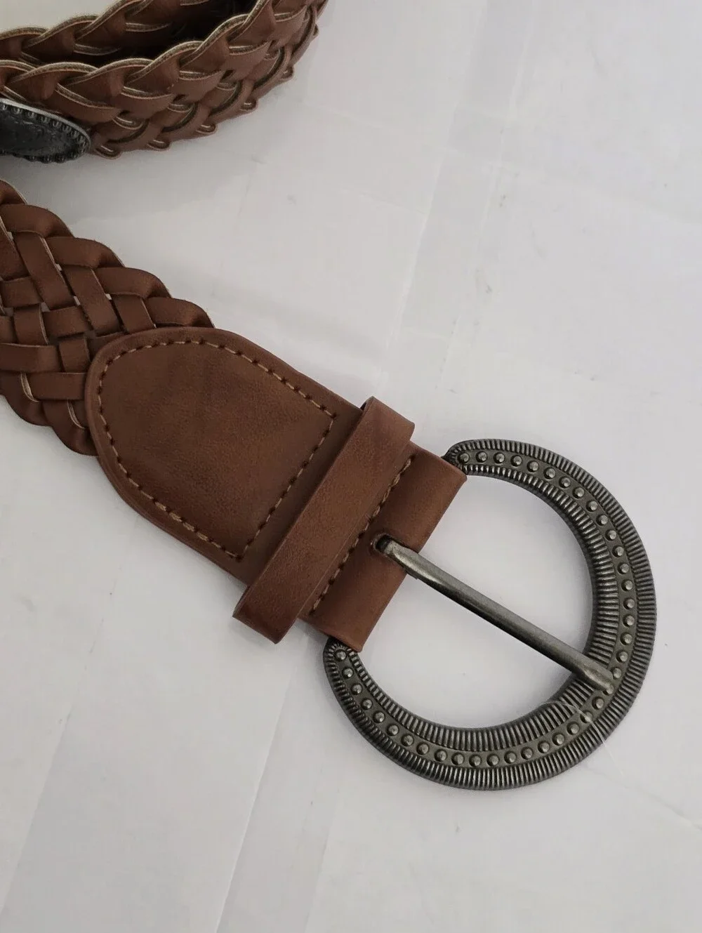 new ALTAR'D STATE S/M Braided Western Boho Concho Belt Antique Accents